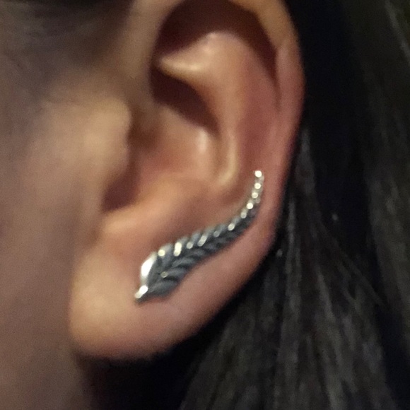 925 sterling silver Ear crawler - Picture 1 of 6